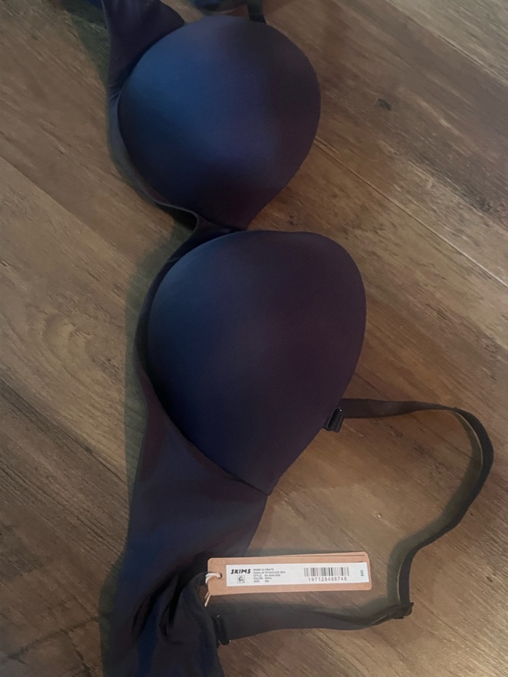 SKIMS black Strapless Push-Up Bra